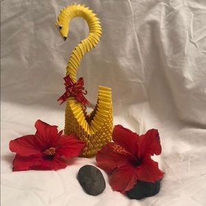 Handmade Origami Swan